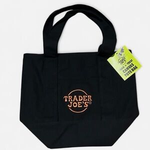 Trader Joe's Black Mini Tote Bag